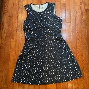 Title Nine polka dot activewear dress with zip pocket size L